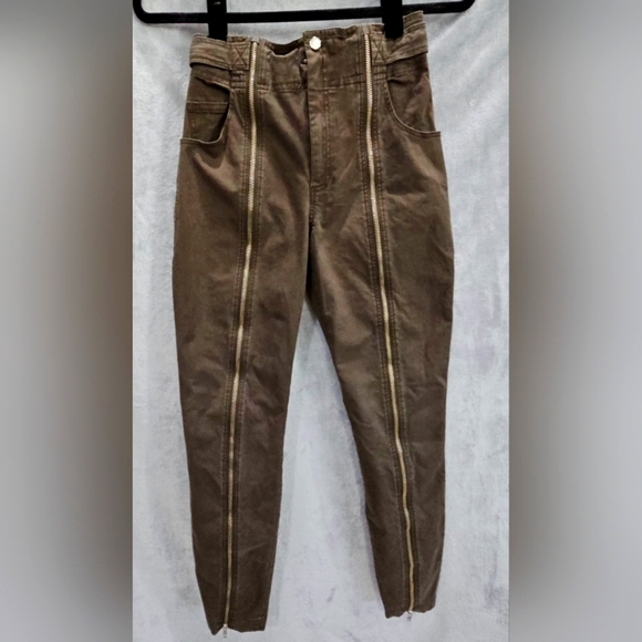 A.L.C Zander On Duty Army Zip Front Pants Sz 2 Retails $360Chrissy Teigen 🚨BOGO - Picture 2 of 9